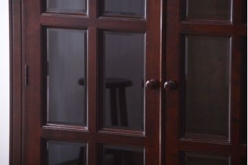 中古　特注品　松本民芸家具　A型面取書棚(定価約384000円)