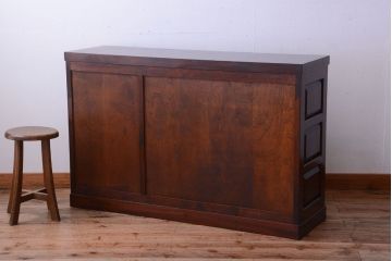中古　特注品　松本民芸家具　サイドボード(戸棚・収納棚)