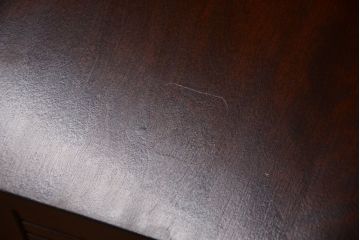 中古　特注品　松本民芸家具　キャスター付きサイドテーブル(机)