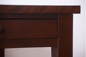 中古　特注品　松本民芸家具　キャスター付きサイドテーブル(机)