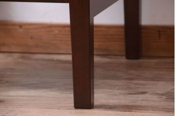 中古　特注品　松本民芸家具　キャスター付きサイドテーブル(机)