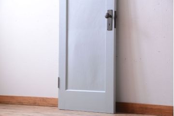 アンティーク　モールガラス入り!ペイントドア(扉)