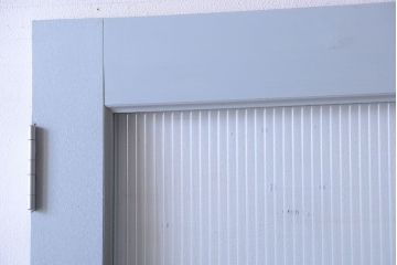 アンティーク　モールガラス入り!ペイントドア(扉)