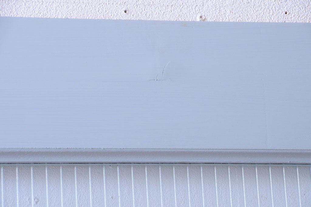 アンティーク　モールガラス入り!ペイントドア(扉)