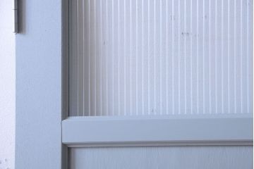 アンティーク　モールガラス入り!ペイントドア(扉)