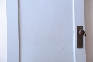 アンティーク　モールガラス入り!ペイントドア(扉)