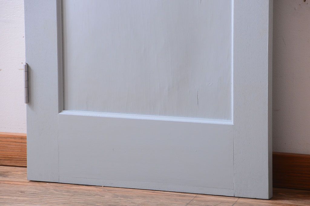 アンティーク　モールガラス入り!ペイントドア(扉)