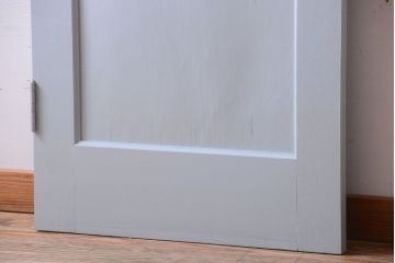 アンティーク　モールガラス入り!ペイントドア(扉)