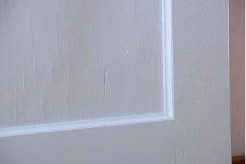 アンティーク　モールガラス入り!ペイントドア(扉)