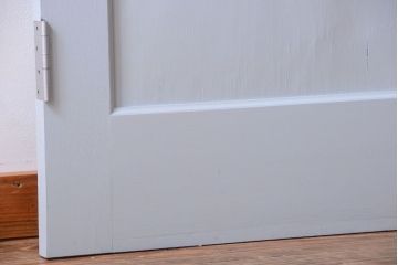 アンティーク　モールガラス入り!ペイントドア(扉)