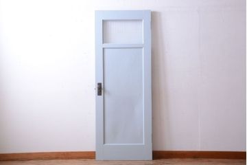 アンティーク　モールガラス入り!ペイントドア(扉)