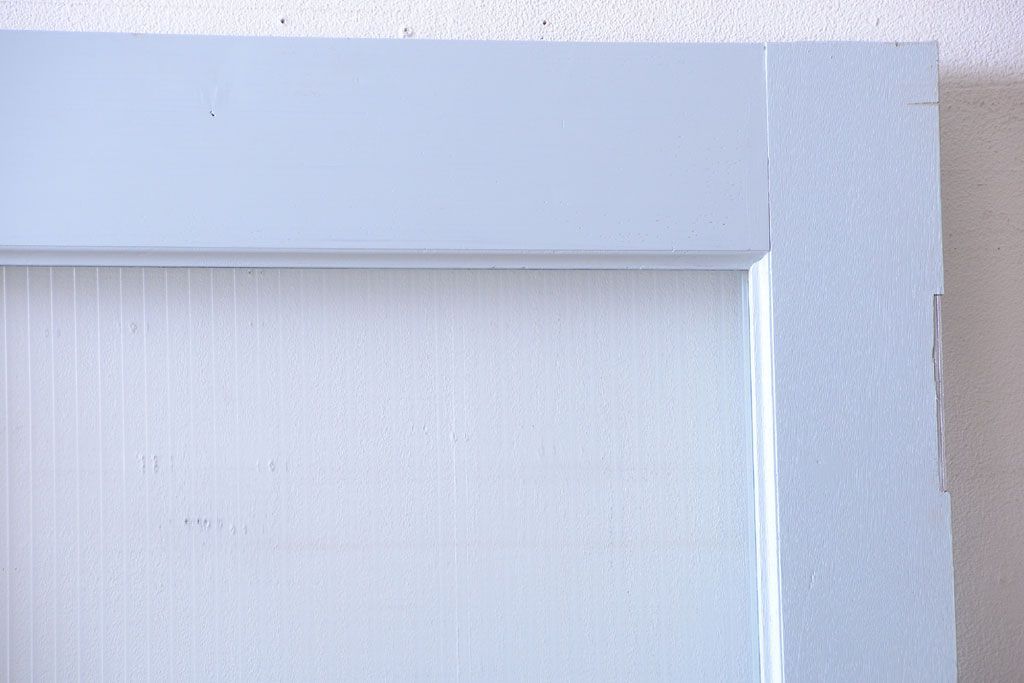 アンティーク　モールガラス入り!ペイントドア(扉)