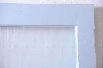 アンティーク　モールガラス入り!ペイントドア(扉)