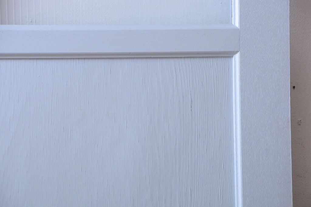 アンティーク　モールガラス入り!ペイントドア(扉)