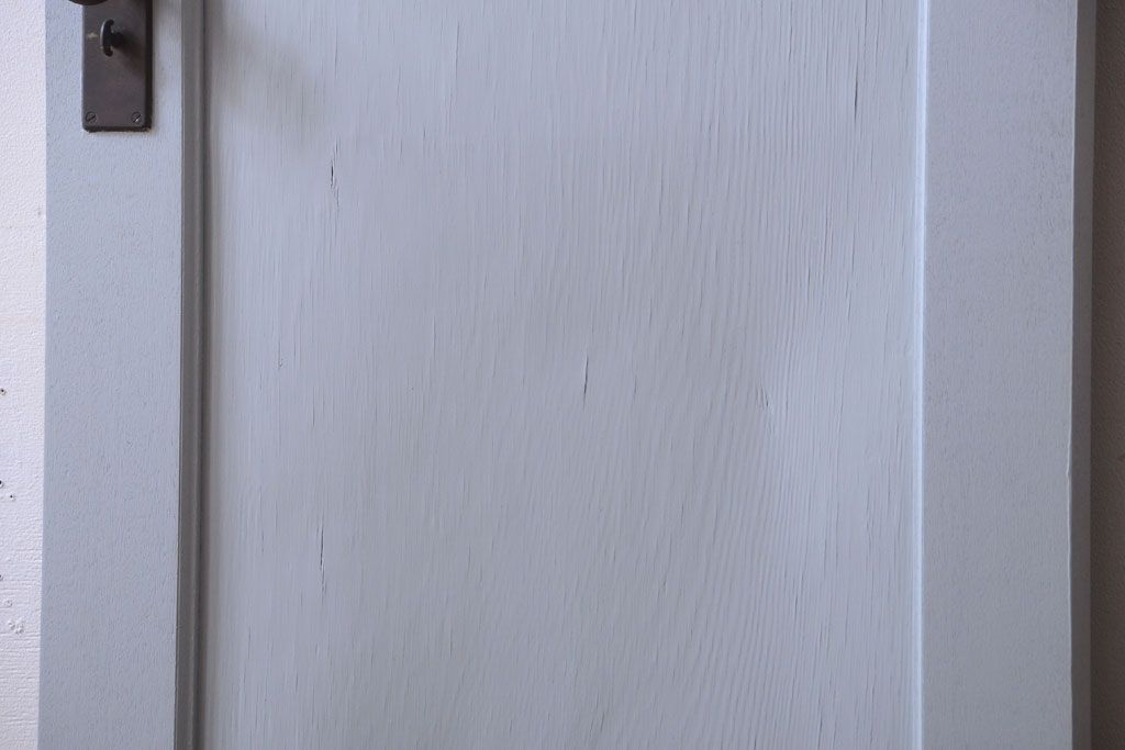 アンティーク　モールガラス入り!ペイントドア(扉)