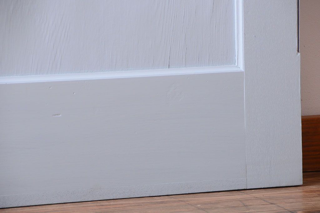 アンティーク　モールガラス入り!ペイントドア(扉)