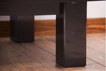 中古　輪島塗　浜高悦朗銘　両側乾漆蒔絵高級座卓(定価約180万円)