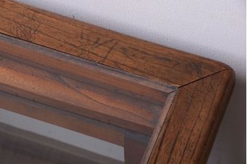 アンティーク家具　和製アンティーク　欅材製!背が低いガラスケース(ショーケース)