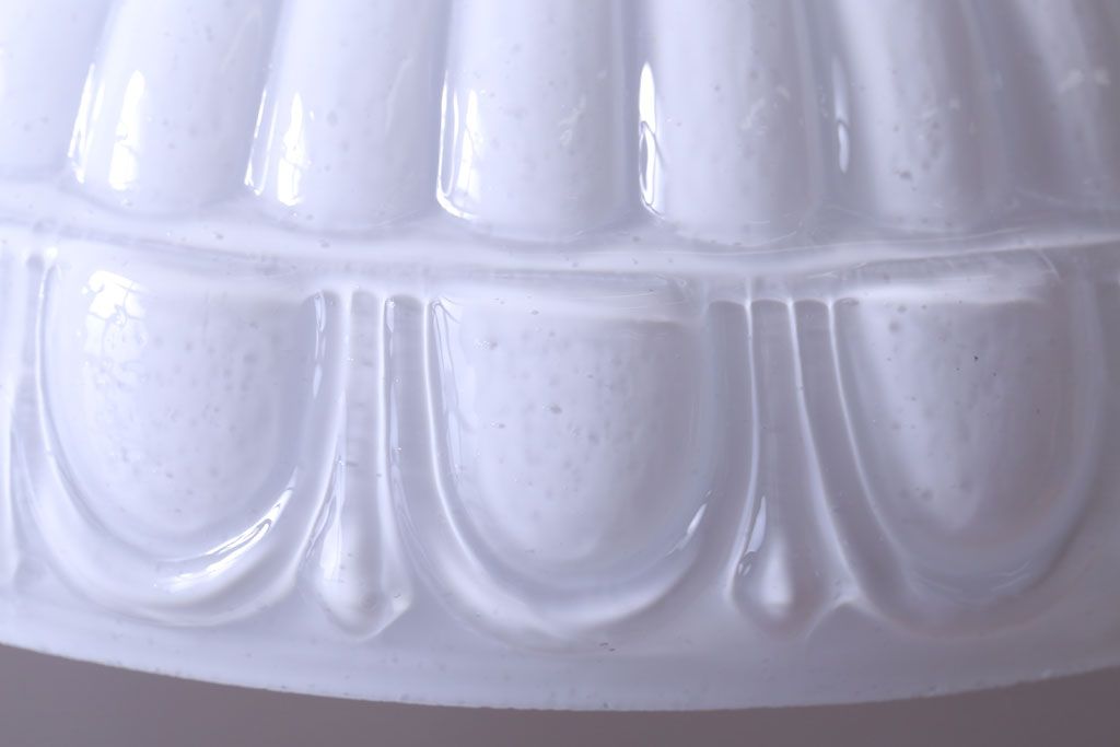 アンティーク　内被せガラスシェードのペンダントライト