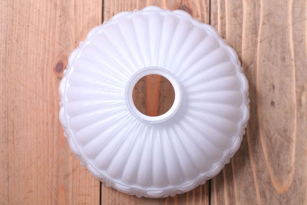 アンティーク　内被せガラスシェードのペンダントライト