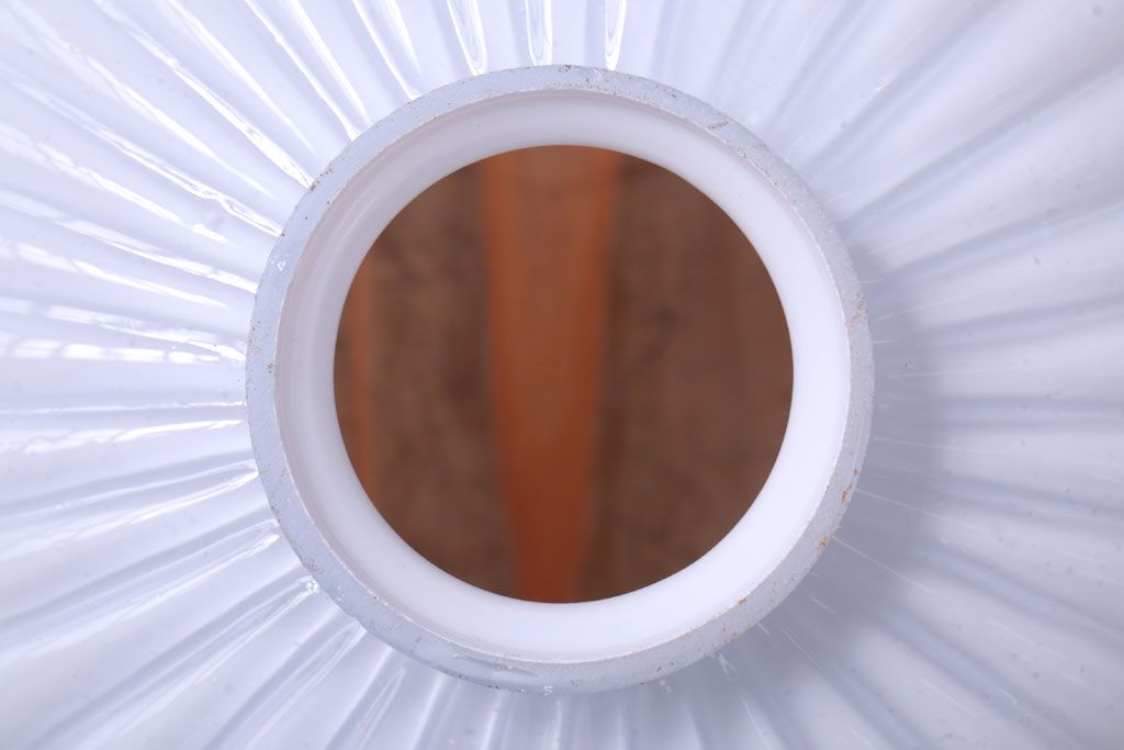 アンティーク　内被せガラスシェードのペンダントライト