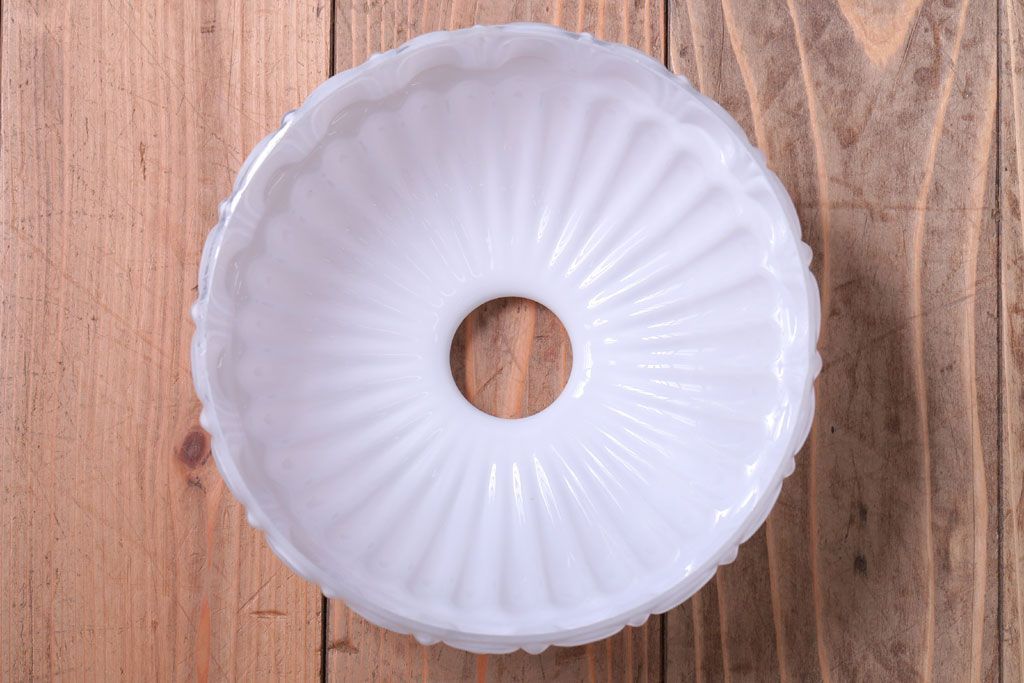 アンティーク　内被せガラスシェードのペンダントライト