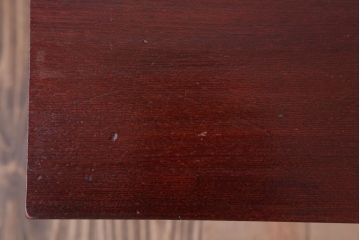 レトロ家具　昭和レトロ　古い木製のセンターテーブル(ちゃぶ台)(1)