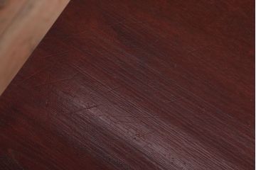 レトロ家具　昭和レトロ　古い木製のセンターテーブル(ちゃぶ台)(1)