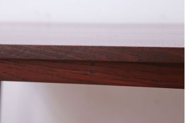 レトロ家具　昭和レトロ　古い木製のセンターテーブル(ちゃぶ台)(1)