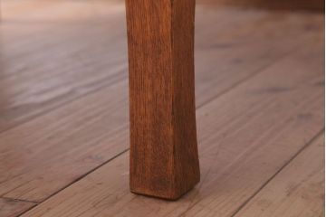 アンティーク家具　アンティーク　古い木のシンプルなちゃぶ台(1)