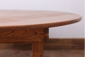 アンティーク家具　アンティーク　古い木のシンプルなちゃぶ台(2)