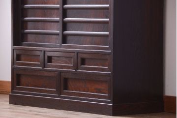 中古　松本民芸家具　M.A 型茶タンス(定価約364000円)