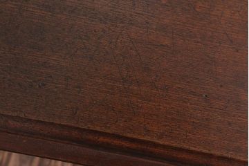 アンティーク雑貨　アンティーク　古い栓材のおしゃれな角ちゃぶ台