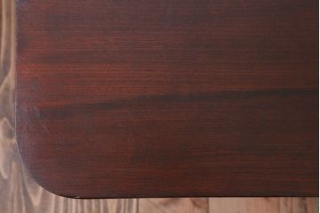 レトロ家具　昭和レトロ　古い木製のセンターテーブル(ちゃぶ台)(2)
