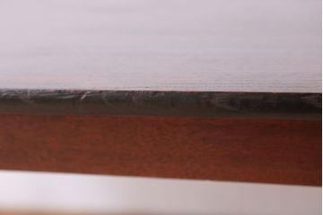 レトロ家具　昭和レトロ　古い木製のセンターテーブル(ちゃぶ台)(2)