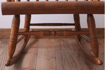 中古　キツツキマーク　飛騨産業　ロッキングチェア