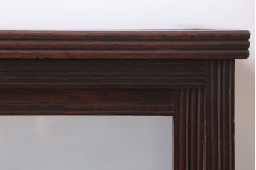 アンティーク家具　和製アンティーク　ナラ材製!背が低いガラスケース(ショーケース)