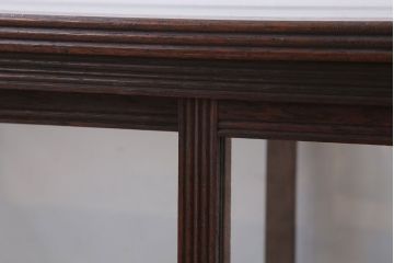 アンティーク家具　和製アンティーク　ナラ材製!背が低いガラスケース(ショーケース)