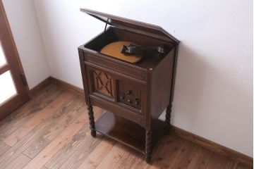 アンティーク雑貨　アンティーク　日本ビクター　Radio electrola　レコードプレーヤー