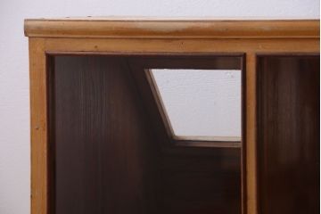 レトロ家具　昭和レトロ　古い駄菓子屋の木製ショーケース