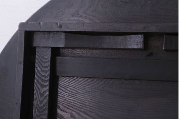 アンティーク家具　アンティーク　古い木のシンプルなちゃぶ台(3)