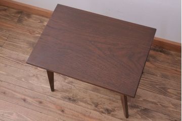 レトロ家具　アンティーク　昭和レトロな古い木製のサイドテーブル(センターテーブル)