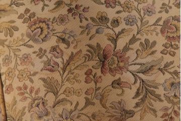 アンティーク家具　アンティーク　古いナラ材の上品な3人掛けソファ