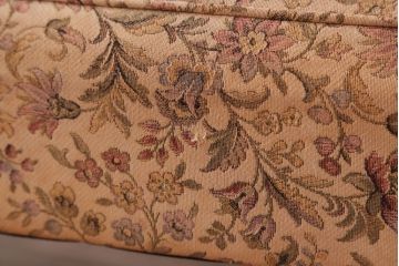 アンティーク家具　アンティーク　古いナラ材の上品な3人掛けソファ