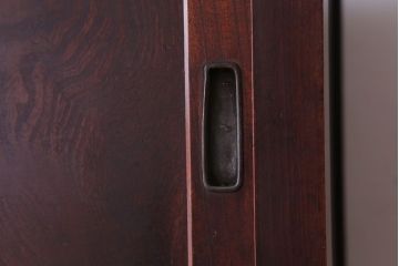 アンティーク家具　古民具・骨董　明治〜大正期　玉杢　前面欅材!古い茶箪笥