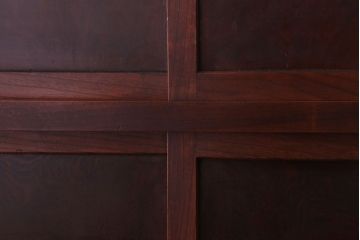 アンティーク家具　古民具・骨董　明治〜大正期　玉杢　前面欅材!古い茶箪笥
