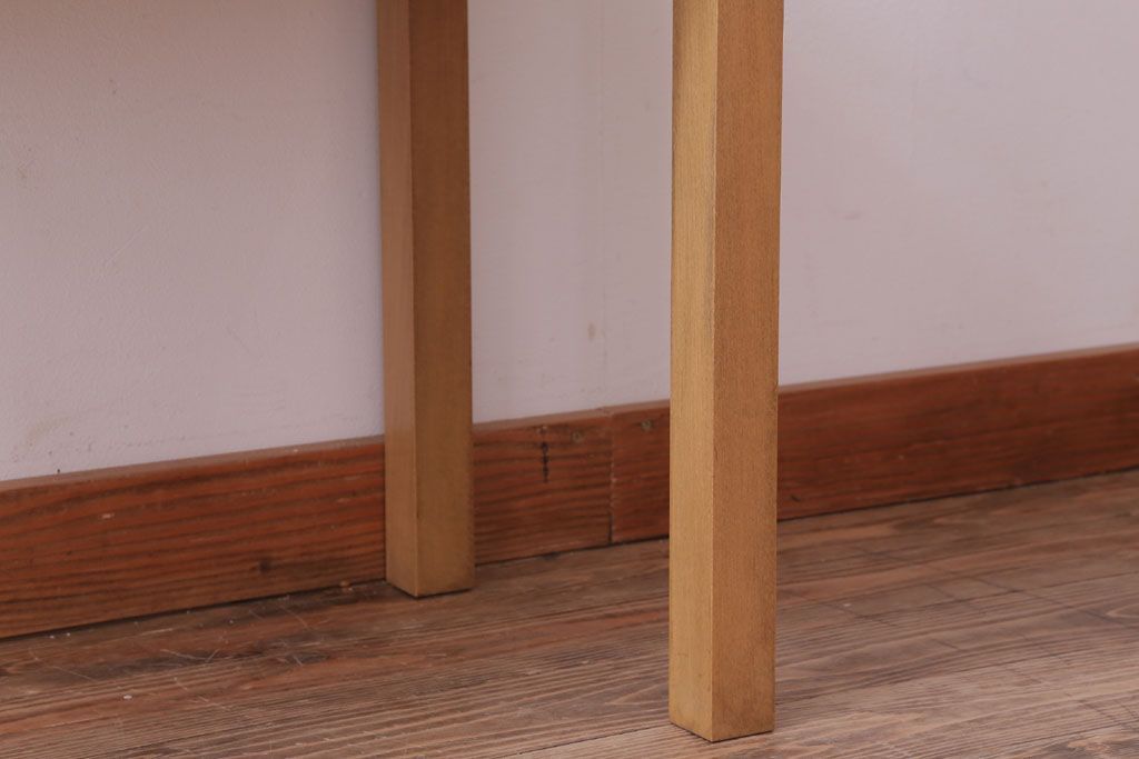 レトロ家具　昭和レトロ　古い木製の脚付きガラスケース