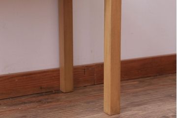 レトロ家具　昭和レトロ　古い木製の脚付きガラスケース