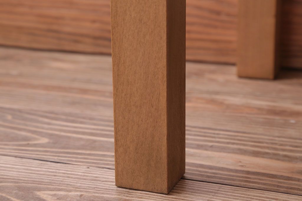 レトロ家具　昭和レトロ　古い木製の脚付きガラスケース