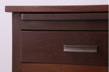 レトロ家具　昭和レトロ　小さなサイドキャビネット(サイドテーブル)(1)